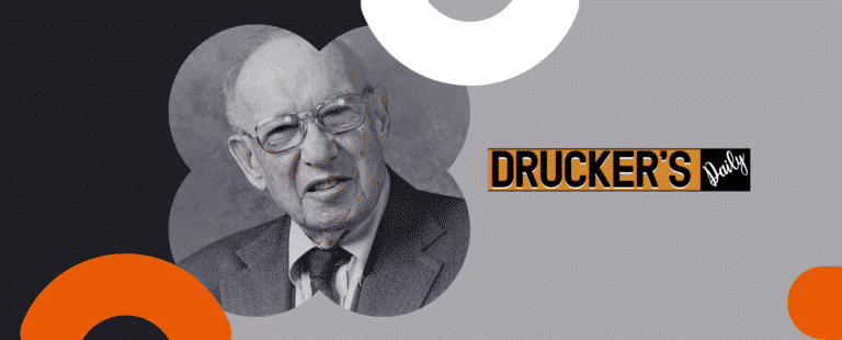 Drucker´s Daily 1295 – Hoje, Peter Ferdinand Drucker fala sobre o futuro…