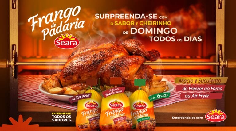 Seara lança campanha com novo Frango de Padaria