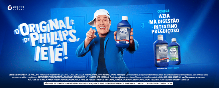 Leite de Magnésia de Phillips lança nova campanha