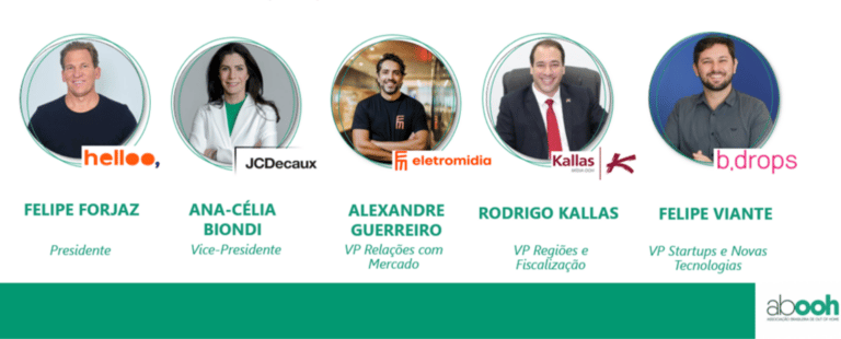 Associação Brasileira de Mídia Out Of Home (ABOOH) tem nova diretoria executiva