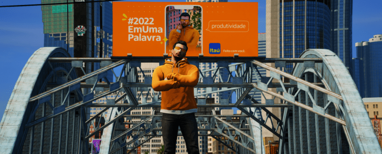 Itaú leva challenge #2022EmUmaPalavra para o metaverso