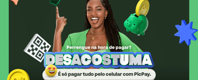 PicPay destaca as facilidades de pagamento pelo app em nova campanha