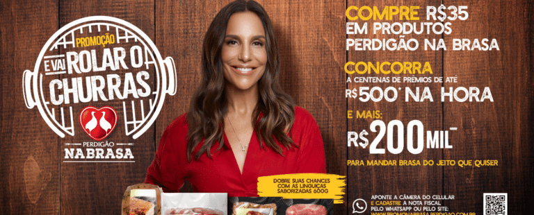 Perdigão lança campanha “E vai rolar o Churras” com Ivete Sangalo