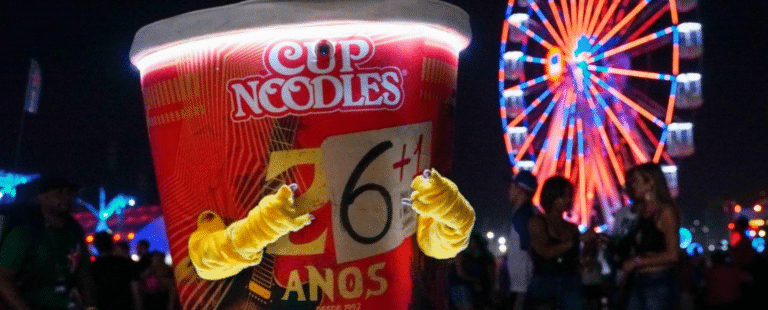 Cup Noodles® é o macarrão instantâneo oficial do Rock in Rio Brasil 2022