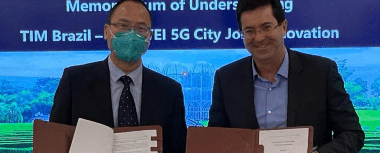 TIM Brasil e Huawei assinam acordo para transformar Curitiba na primeira ‘Cidade 5G’ do País