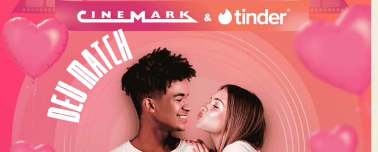 Cinemark faz perfil no Tinder para a semana dos namorados