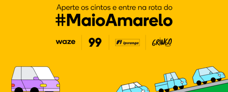 Waze promove campanha de conscientização ao Maio Amarelo
