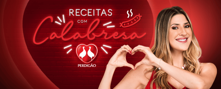 Perdigão estreia talk show Receitas com Calabresa no Globoplay