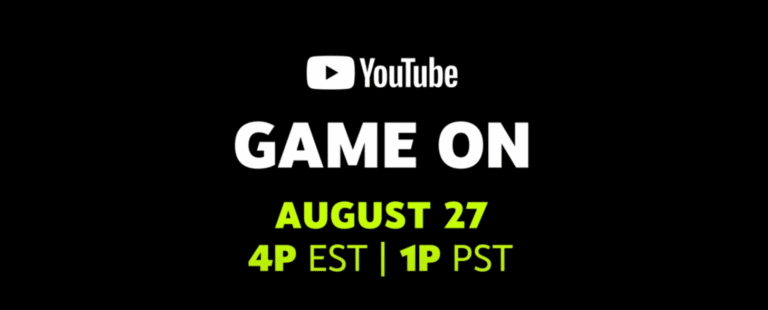 YouTube anuncia o lançamento de Game On, um dos maiores eventos de games do setor