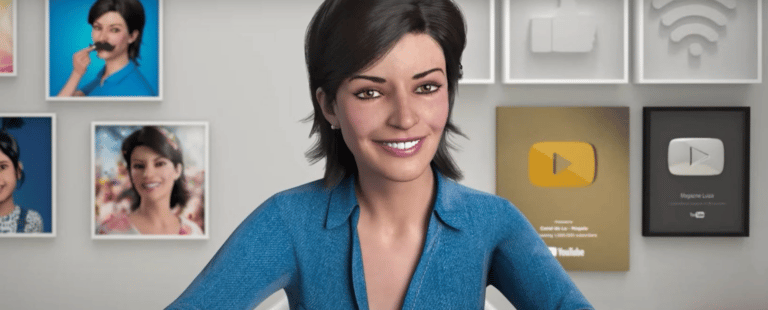 Lu, do Magalu, recebe apresentadores do Canaltech para testar nova experiência online