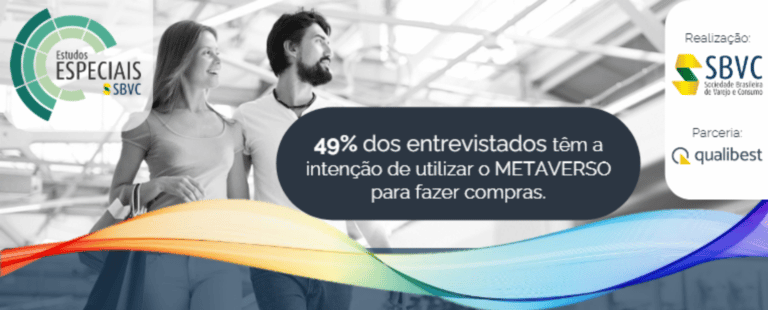 Estudo da SBVC mostra que 49% dos brasileiros querem usar o metaverso para compras