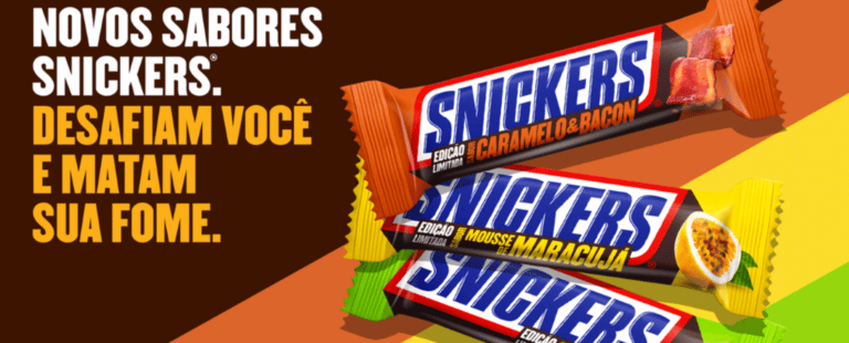 SNICKERS® desafia o público a provar novos sabores inusitados