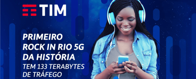 TIM divulga resultados de ações no Rock in Rio: Volume de dados de internet utilizado é equivalente a 63 anos de chamada de voz