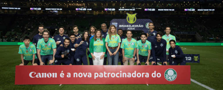 Canon é a nova patrocinadora de imagens do Palmeiras