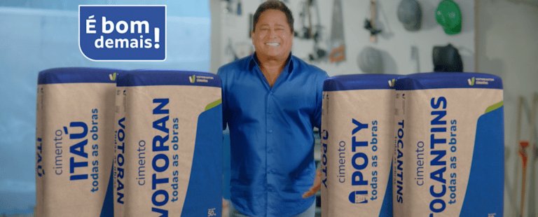 Votorantim Cimentos lança campanha para novas embalagens com o cantor Leonardo