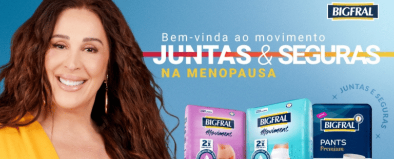 Claudia Raia fala de menopausa em campanha da Bigfral