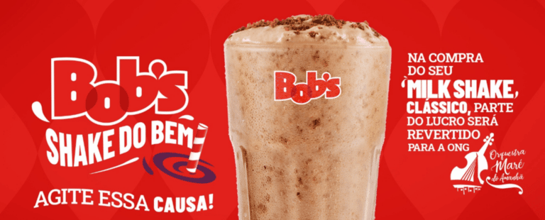 Bob´s lança campanha Shake do Bem