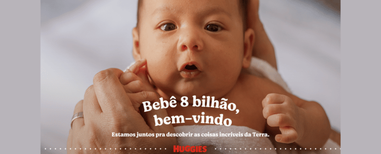 Huggies® celebra a chegada do bebê 8 bilhão do nosso planeta