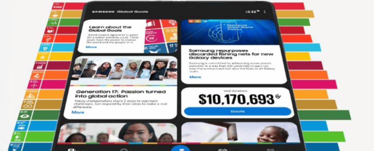 Samsung Electronics e Galaxy Community geram mais de US$ 10 milhões para ajudar o mundo a atingir metas da ONU
