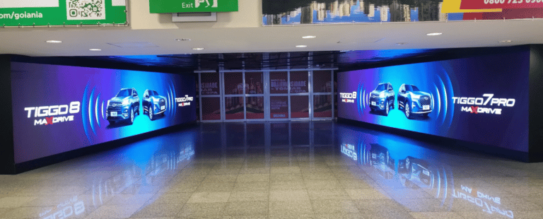 Terceiro túnel de LED em aeroportos da América Latina é inaugurado em Goiânia
