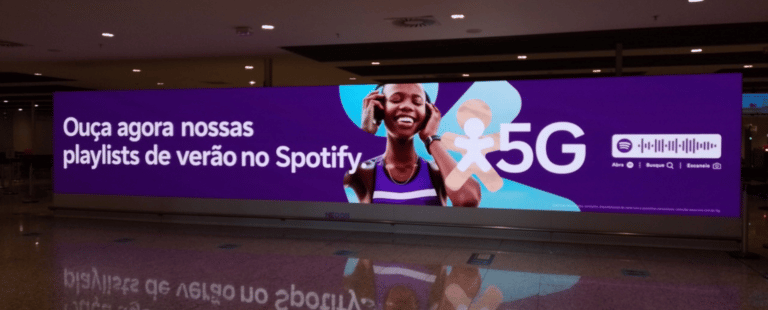 Vivo e Spotify criam OOH musical inédito na América Latina