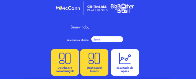 Central BBB criada pela WMcCann concentra resultados de ações em tempo real