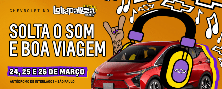 Chevrolet mostra novo carro elétrico pela 1ª vez no Lollapalooza Brasil