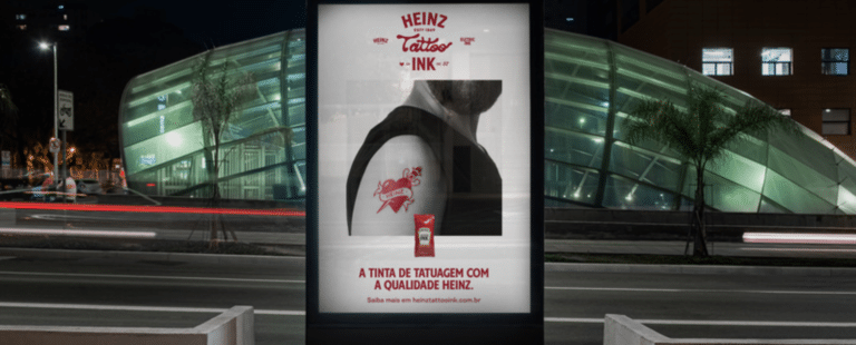 Heinz e TattooInk desenvolvem tinta de tatuagem em campanha de brand lover assinada pela SOKO