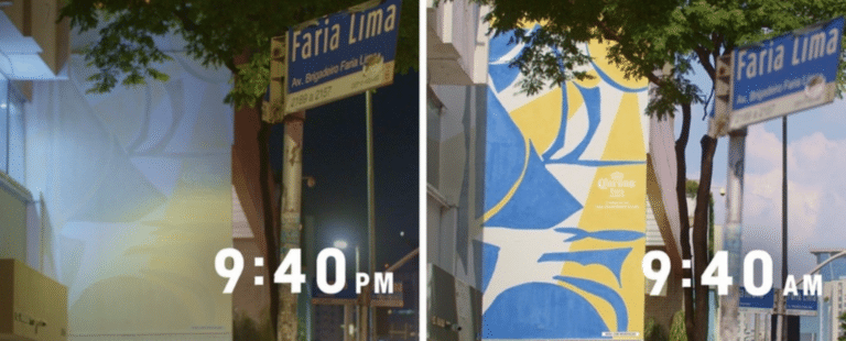 Cerveja Corona patrocina ação artística inédita em muros de SP com tinta sensível ao sol