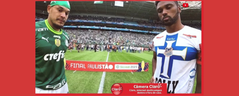 Claro transmite imagens inéditas da final do Paulistão com bodycam