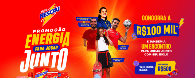 NESCAU® oferece prêmios em dinheiro e experiências com ídolos do esporte