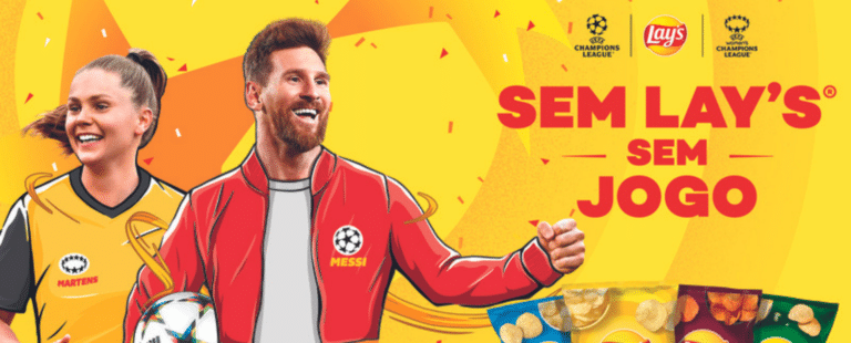 Lays convida fãs de UEFA Champions League a curtirem o campeonato com o snack