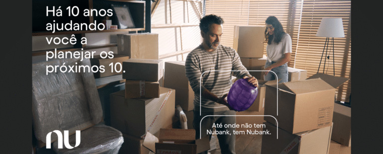Nubank comemora 10 anos de história com campanha