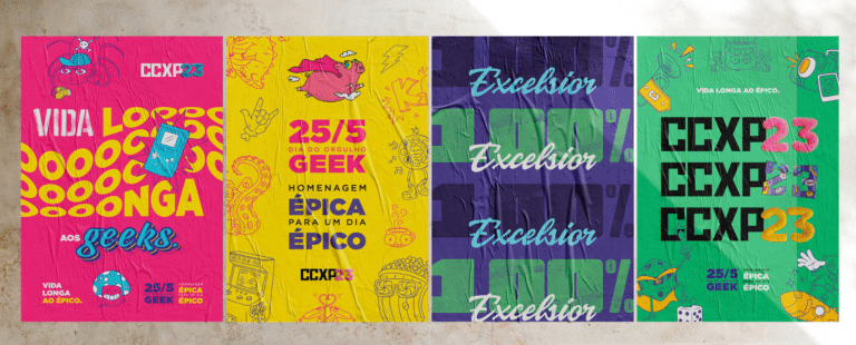 CCXP espalha lambe-lambes em pontos de São Paulo em comemoração ao Dia do Orgulho Geek