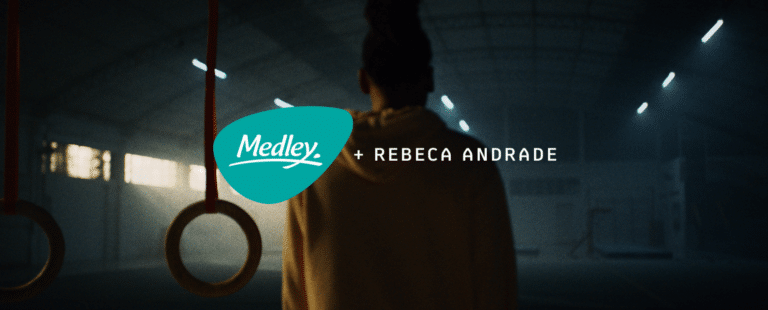 Rebeca Andrade estrela campanha sobre saúde mental da Medley