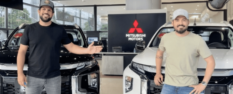Picape da Mitsubishi Motors foi escolhida para divulgar música da dupla Fernando e Sorocaba