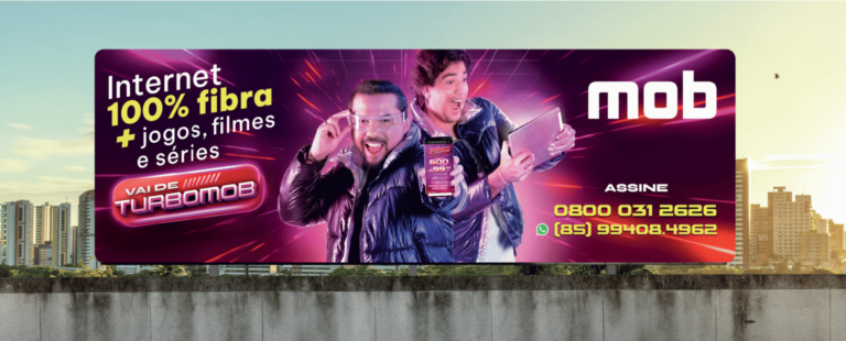 Mob destaca qualidade da internet fibra óptica em campanha focada no Nordeste