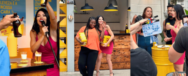 Skol cria mininovela no Kwai com a influencer Markelly Oliveira
