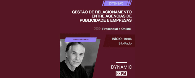 Dennis Giacometti, integrante do Hall da Fama da Abramark, conduz workshop sobre o relacionamento entre empresas e agências