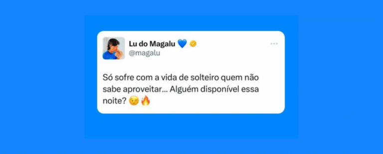 Lu promove campanha “Noite dos Solteiros Magalu” com interações divertidas nas redes sociais