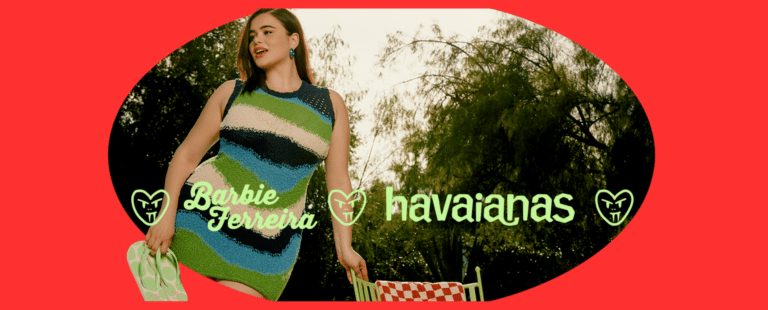 Havaianas faz sua primeira collab com uma celebridade internacional: Barbie Ferreira