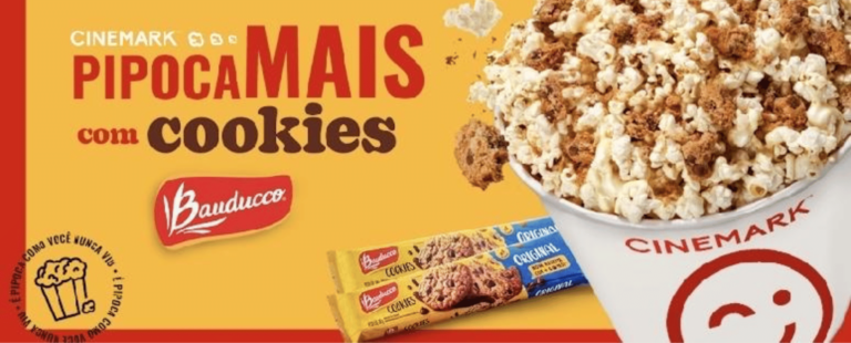 Bauducco® e Cinemark se unem e lançam a nova Pipoca com Bauducco® Cookies