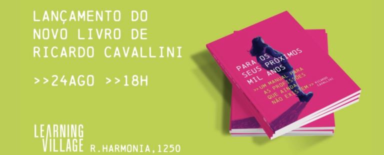 Ricardo Cavallini lança manual para pais e filhos sobre as profissões que ainda não existem