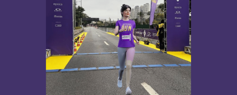 Lu, do Magalu, participa de sua primeira maratona na Netshoes Run