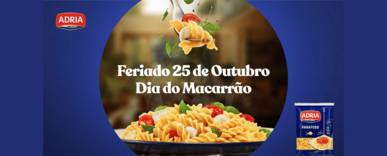 Adria propõe feriado em São Paulo para celebrar o Dia do Macarrão