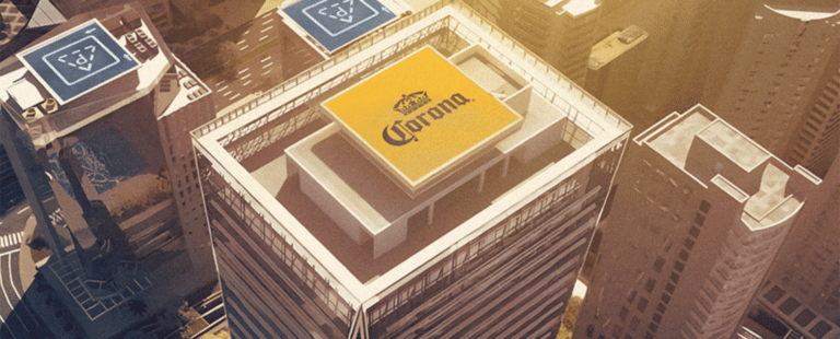 Corona transforma heliponto do coração financeiro do país em mirante inédito