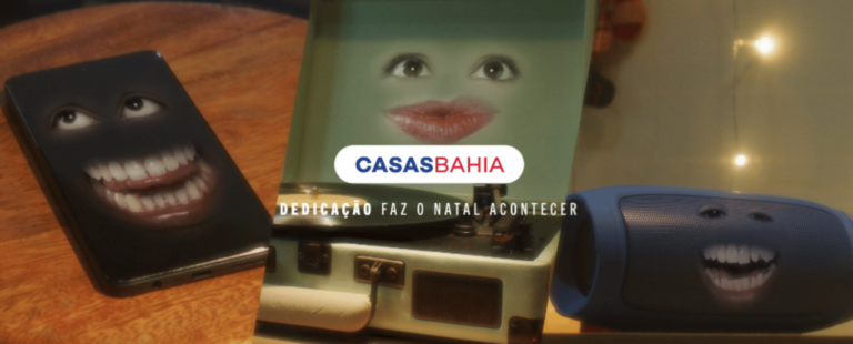 Casas Bahia personifica os móveis e demais produtos em campanha Natal Sem Filtro