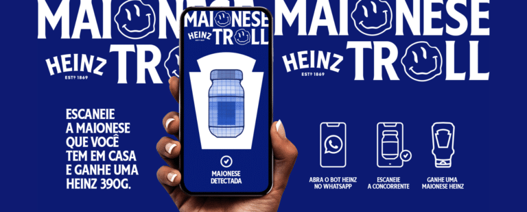 Heinz usa inteligência artificial em ativação para gerar experimentação da sua maionese