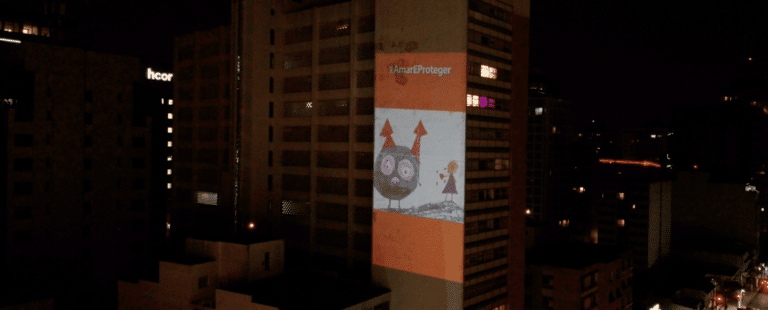 SBP promove ativação lúdica de sua nova campanha em SP e convida famílias para fazerem parte de projeção colaborativa em prédios da cidade