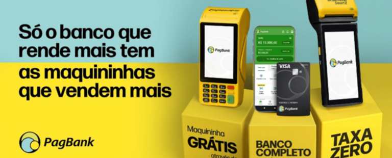 PagBank lança nova campanha publicitária para mostrar que com suas maquininhas o empreendedor pode vender muito mais
